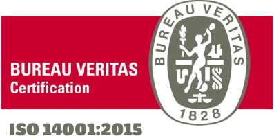 Sello Bureau Veritas Certification ISO 14001:2015