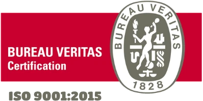 Sello Bureau Veritas Certification ISO 9001:2015